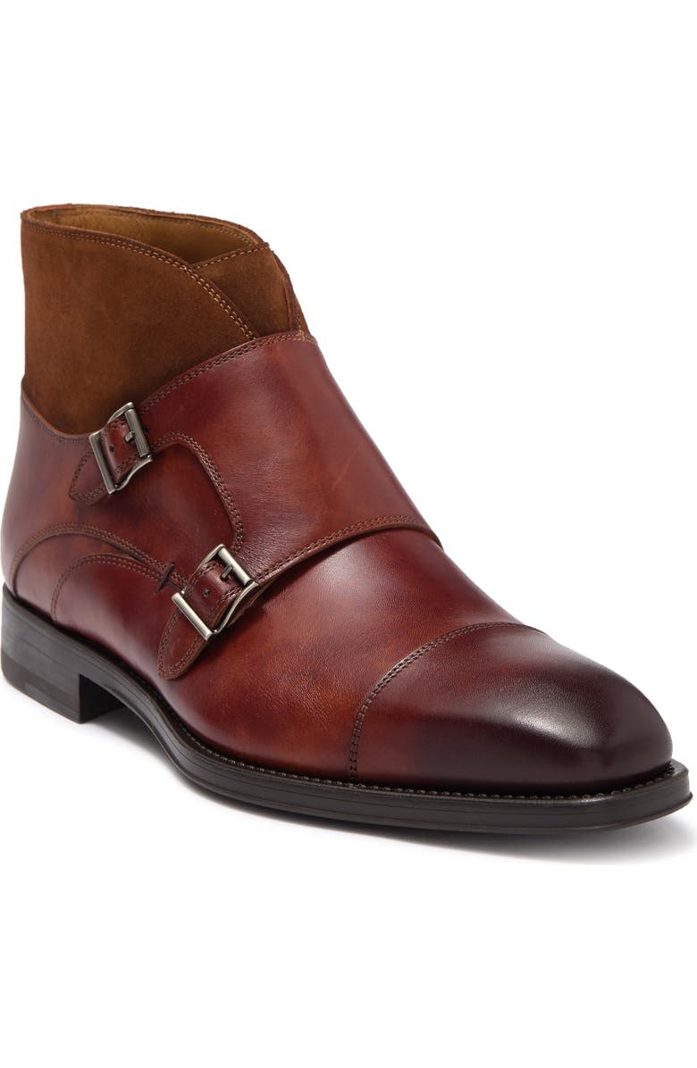 Magnanni Monto Monk Strap Boot, Main, color,