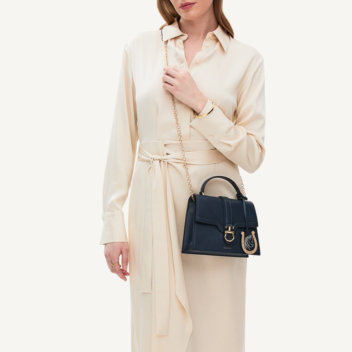 Radley Kentucky Derby SS25 Small Flapover Satchel Bag, Alternate, color, 