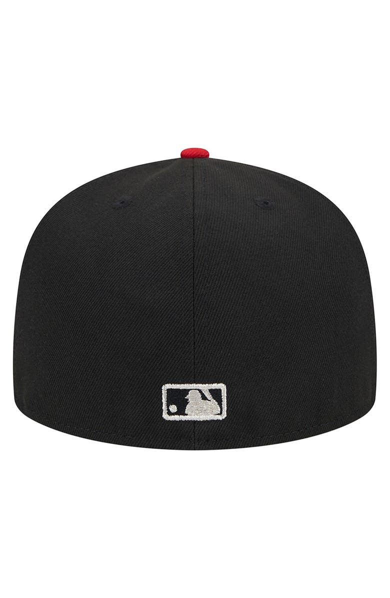 New Era Men's New Era Black St. Louis Cardinals Metallic Camo 59FIFTY Fitted Hat, Alternate, color, 