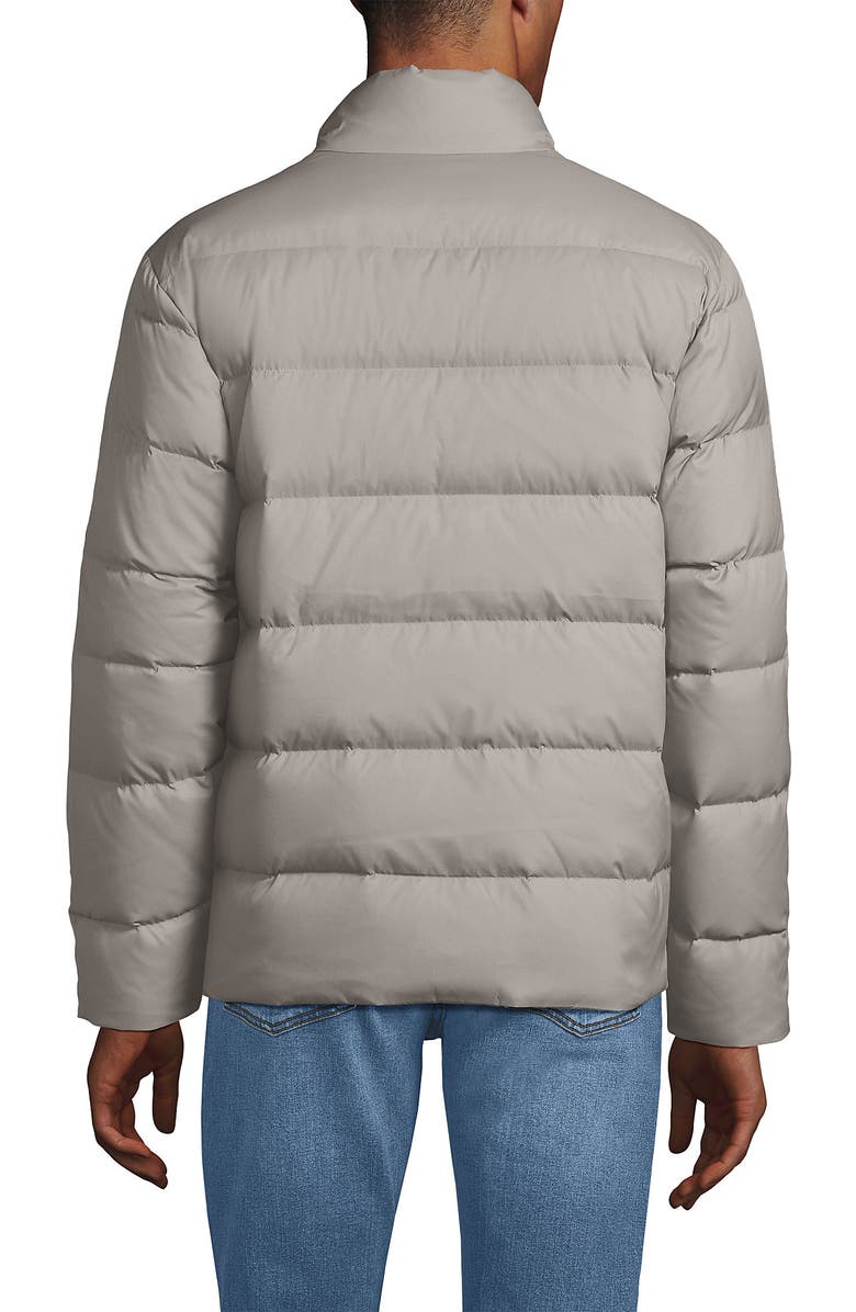 Lands' End Wide Channel 600 Down Puffer Jacket, Alternate, color, Birch Gray