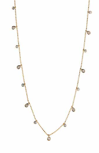Nadri Daylight Shaky Station Necklace
