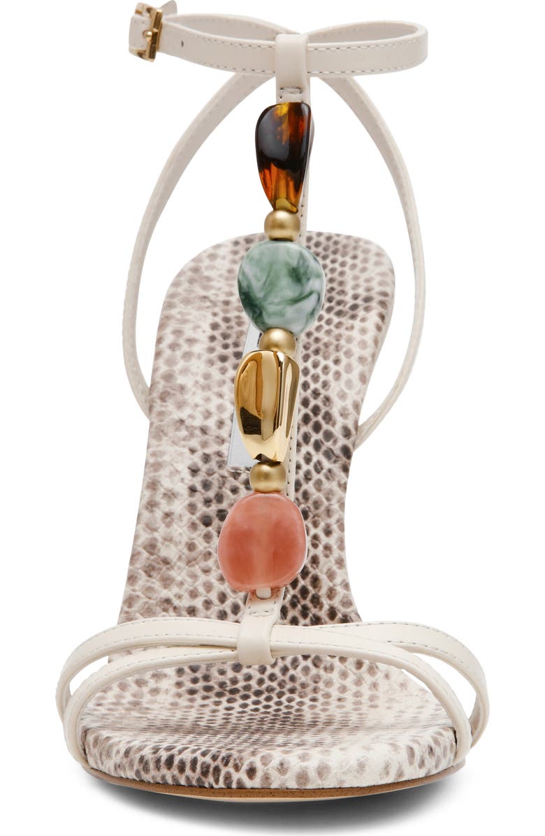 Steve Madden Frenzi Ankle Strap Sandal, Alternate, color, Natural Snake