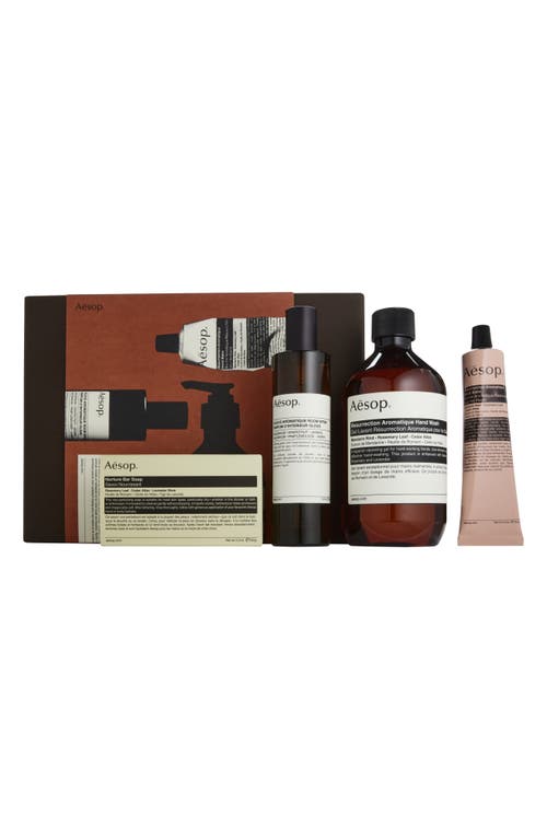 Aesop Hand & Home Bathroom Abundance Gift Set In Transparent