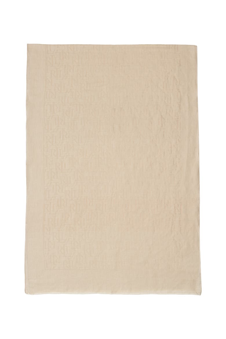 Metallic Logo Jacquard Wrap, Alternate, color, Cream