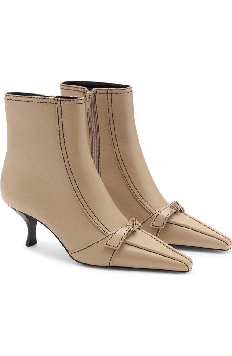 MANGO Bow Bootie, Main, color,