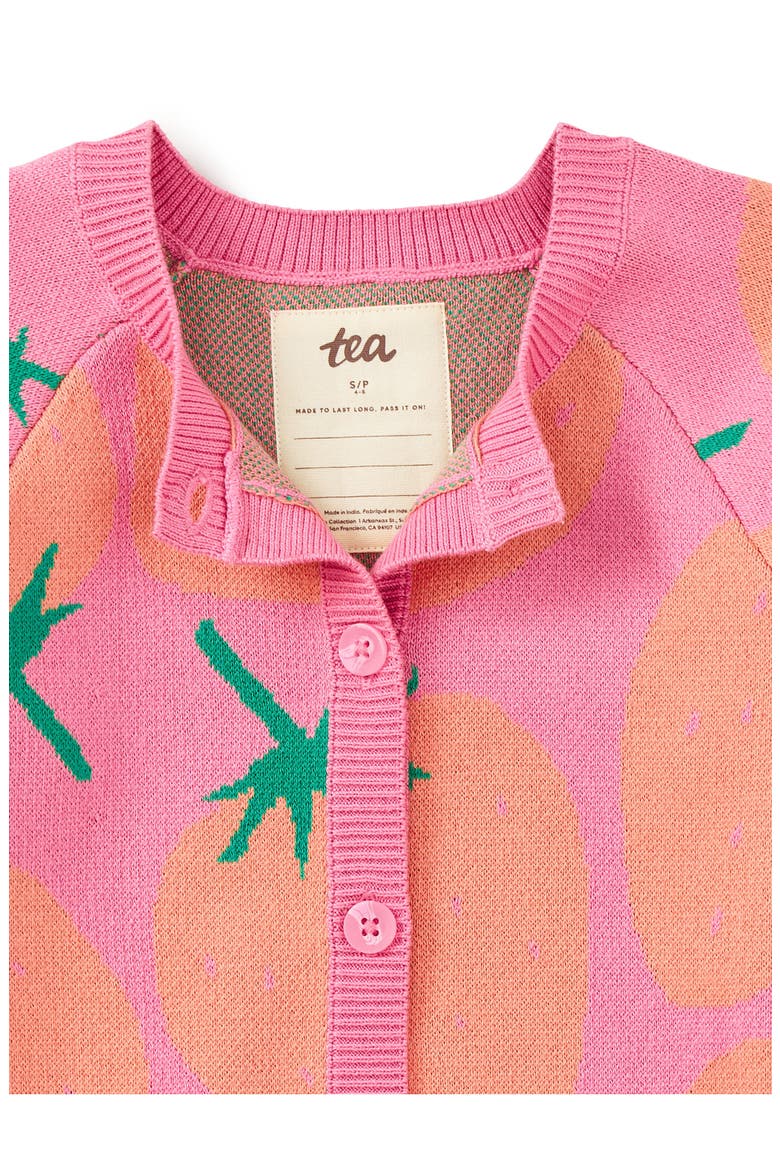 Strawberry Iconic Cardigan, Alternate, color, Fresas Favoritas