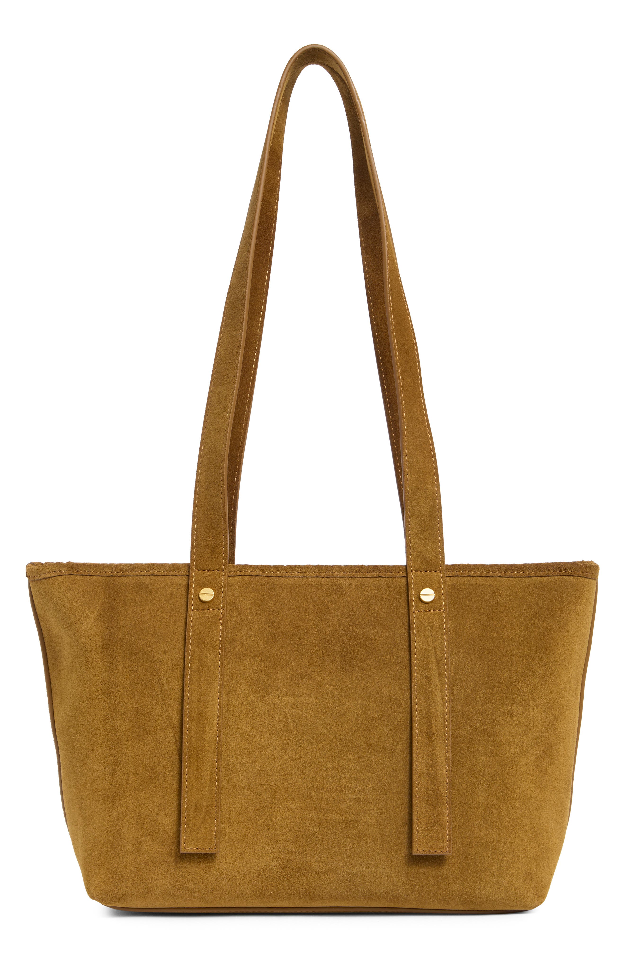 Small Day Off Leather Tote, Alternate, color, BISCOTTI