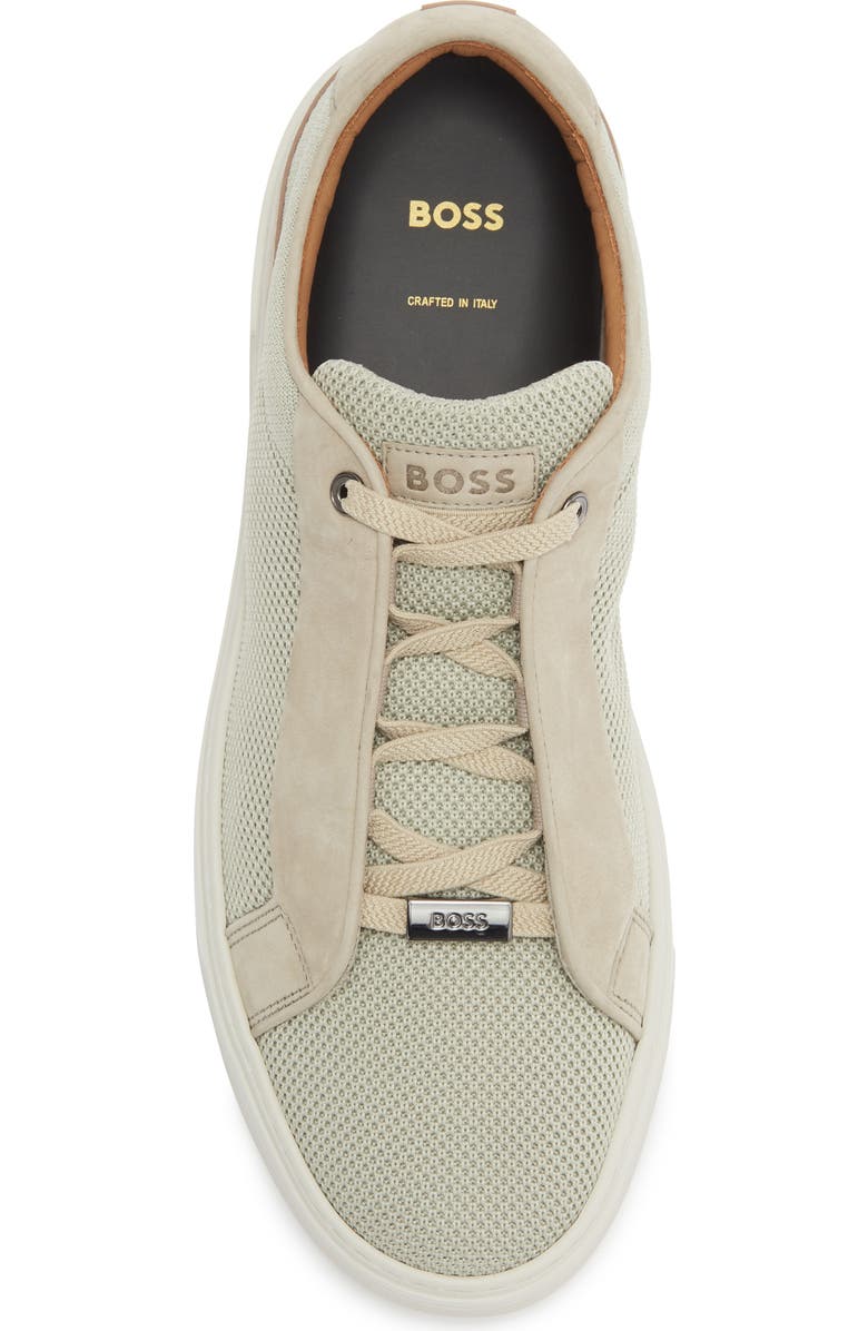 BOSS Gary Sneaker, Alternate, color, Light/ Pastel Grey