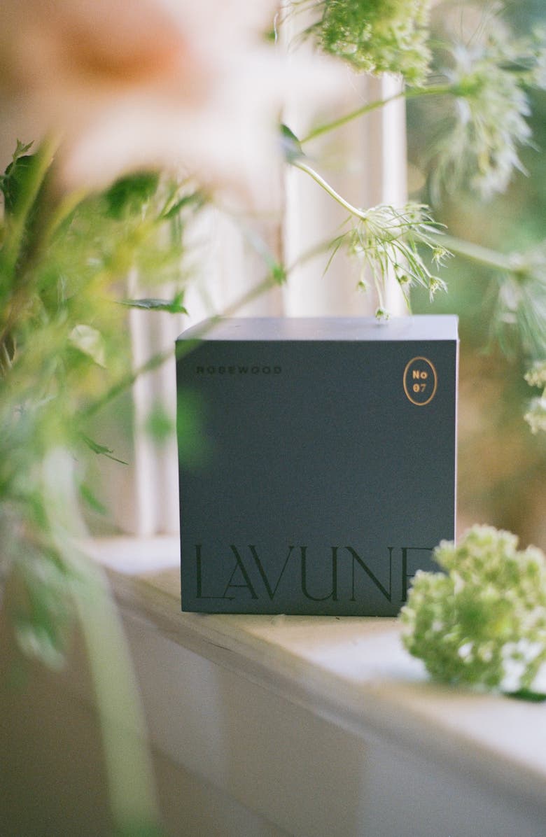 LAVUNE No. 7 Rosewood Candle, Alternate, color, Dark Blue