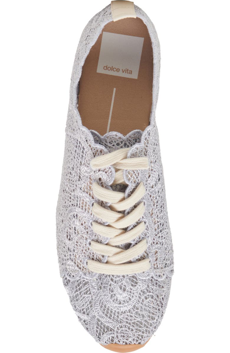 Dolce Vita Dayana Lace Sneaker, Alternate, color, Dusty Blue Lace