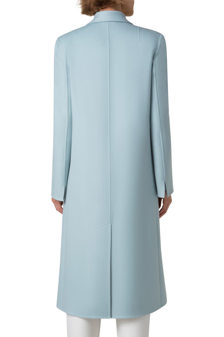 Zelda Cashmere Double Face Coat, Alternate, color, STONE BLUE