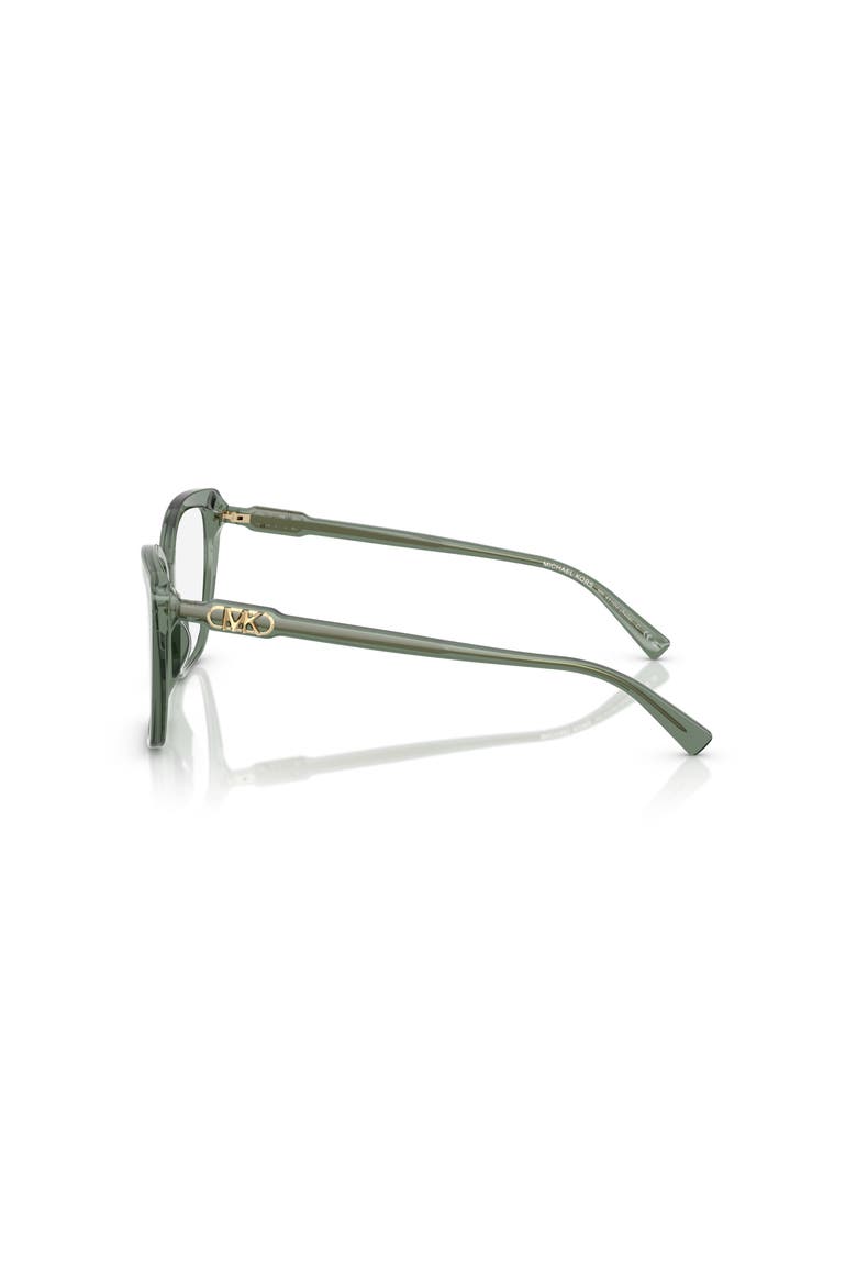 55mm Square optical glasses, Alternate, color, Green