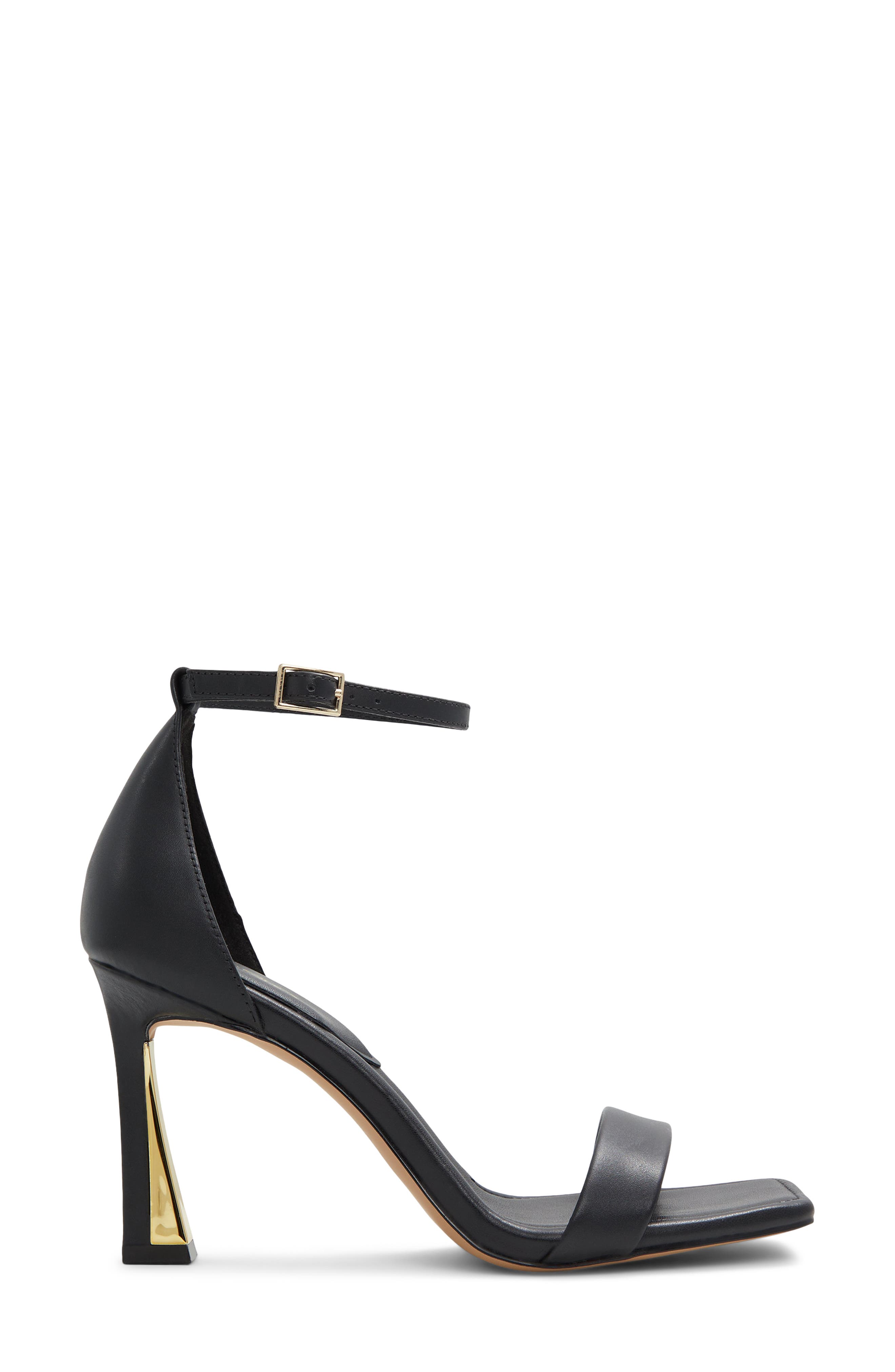 ALDO Rosali Square Toe Sandal, Alternate, color, Black