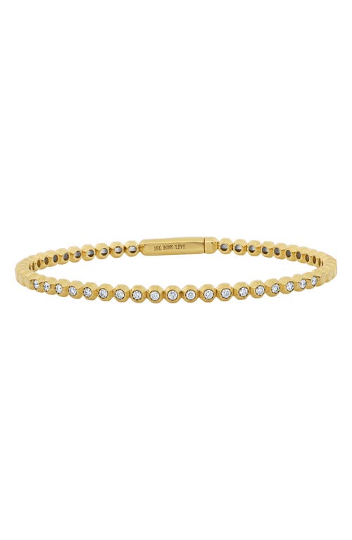 Bony Levy Monaco Diamond Stretch Bracelet In 18k Yellow Gold