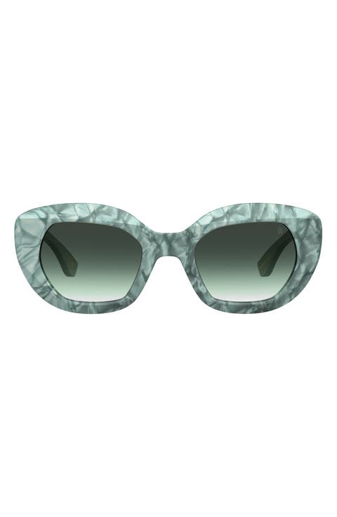 51mm Gradient Butterfly Sunglasses