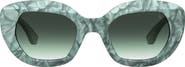 Stuart Weitzman 51mm Gradient Butterfly Sunglasses