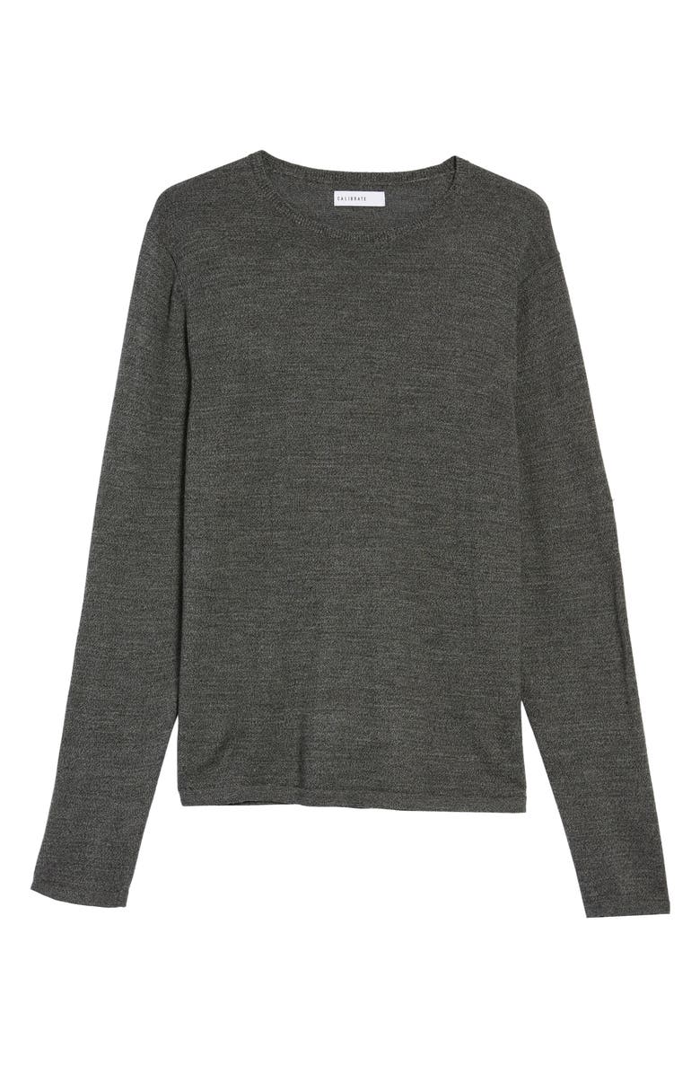 Calibrate Merino Blend Crewneck Sweater, Alternate, color, 