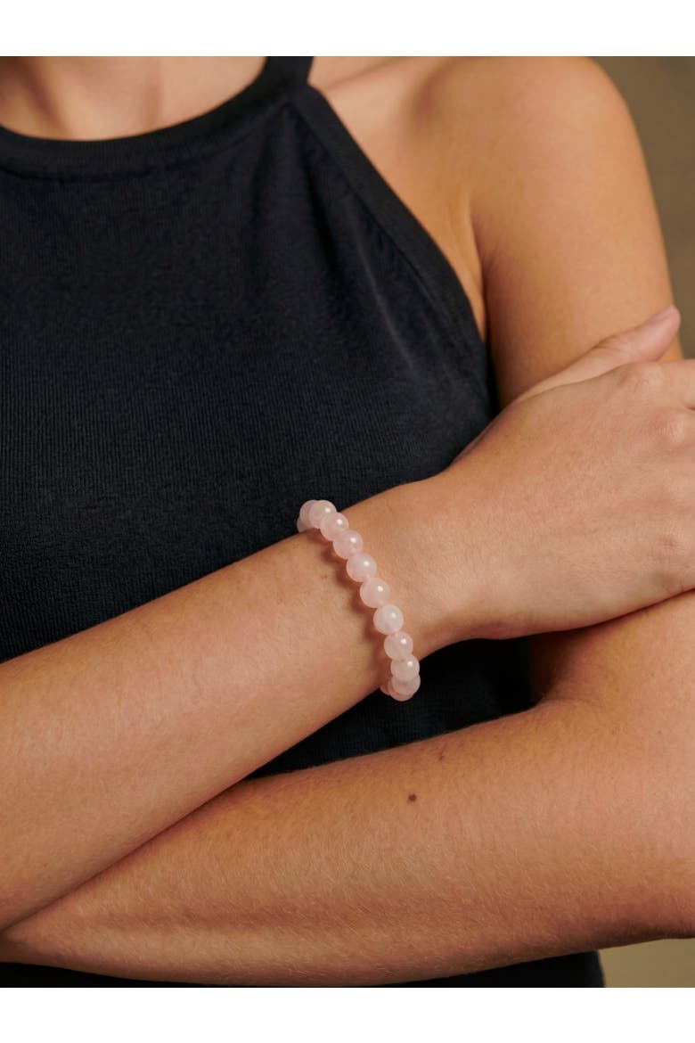 Manifest Collection Love Pink Crystal Beaded Bracelet, Alternate, color, Pink