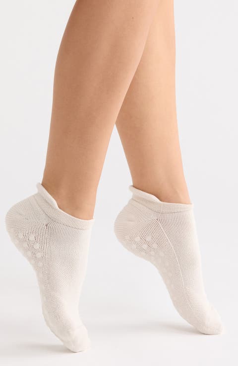 2-Pack Tab Back Gripper Socks