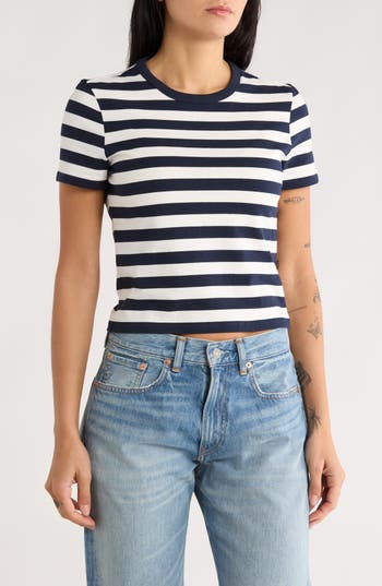 Denimist Striped Baby T-shirt In Blue