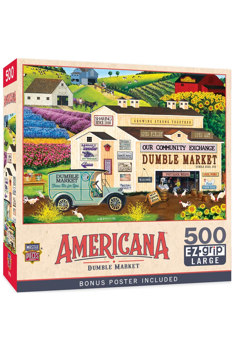 Dumble Market 500 Piece Jigsaw Puzzle, Main, color, Multicolor