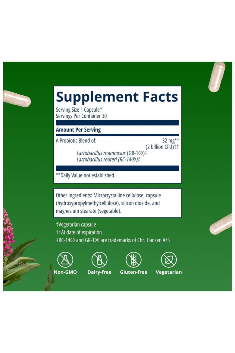 UltraFlora Control Daily Probiotic Supplement 30 Servings, Alternate, color, None