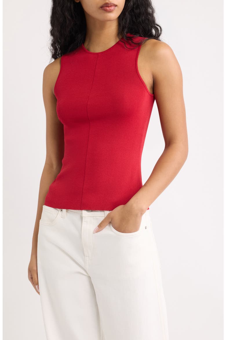 Lucerne Knit Tank, Main, color, CRANBERRY