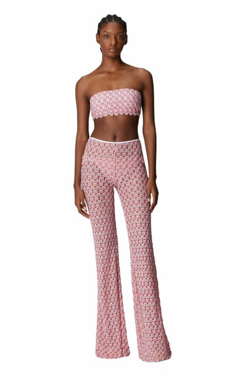 Low-rise Lace Pants