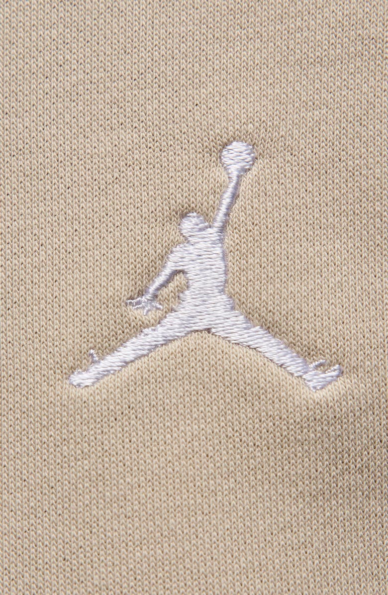 Nike Brooklyn Fleece Crewneck Sweatshirt, Alternate, color, Rattan/ White