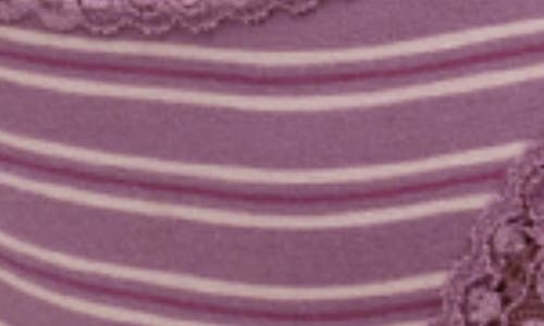 Fleur't Iconic Thong In Berry Glaze Stripe