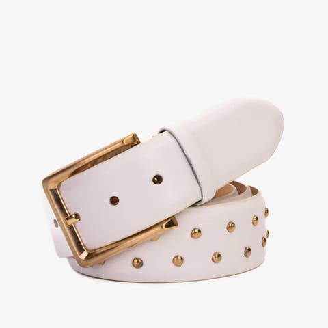 The Jupiter Spike Leather Belt