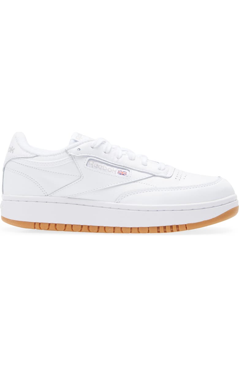Reebok Club C Double Platform Sneaker, Alternate, color,