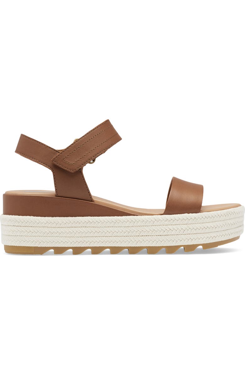 SOREL Cameron Flatform Sandal, Alternate, color, Velvet Tan/ Chalk