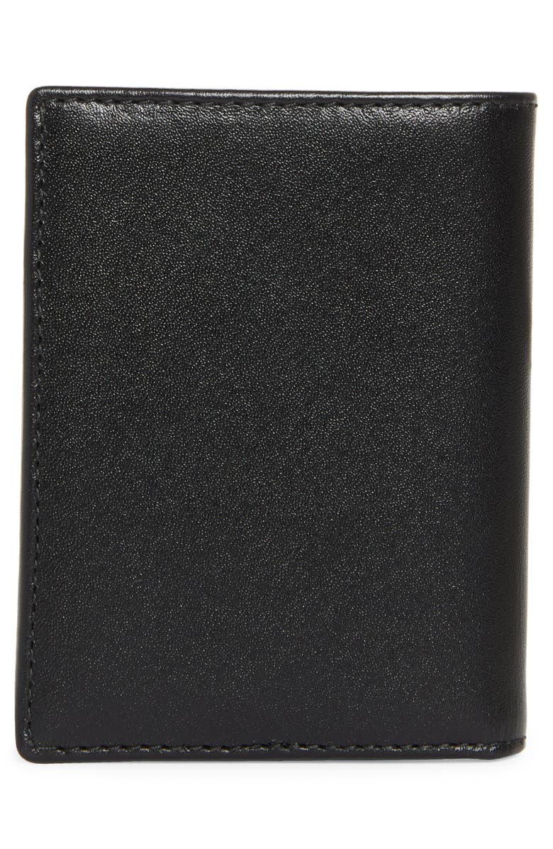 Comme des Garçons Wallets Eyelet Leather Bifold Wallet, Alternate, color, Black