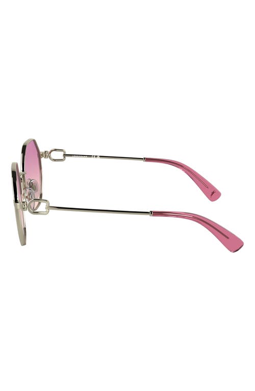 Longchamp Le Foulonné 52mm Gradient Round Sunglasses