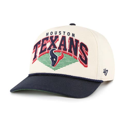 Men's '47  Cream Houston Texans Pomona Rope Adjustable Hitch Hat