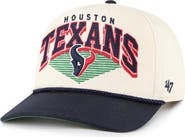 '47 Men's '47  Cream Houston Texans Pomona Rope Adjustable Hitch Hat