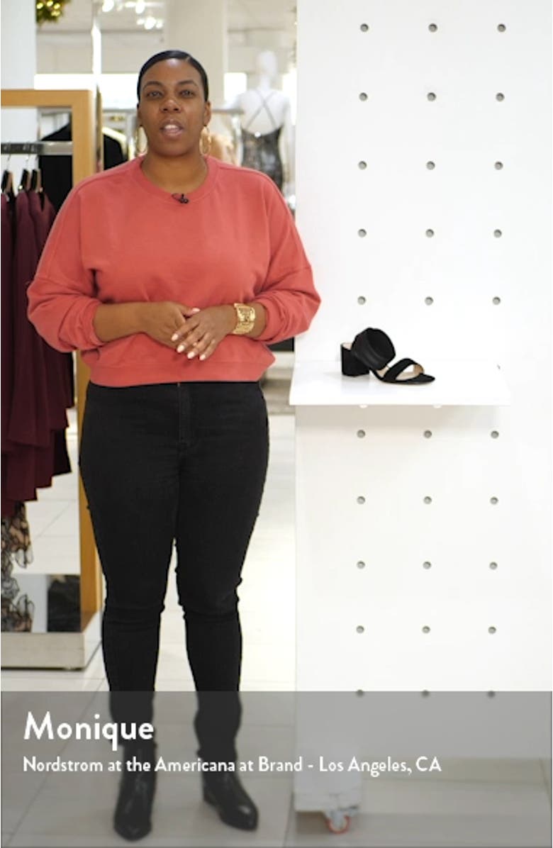 Elastic Ankle Wrap Sandal, sales video thumbnail