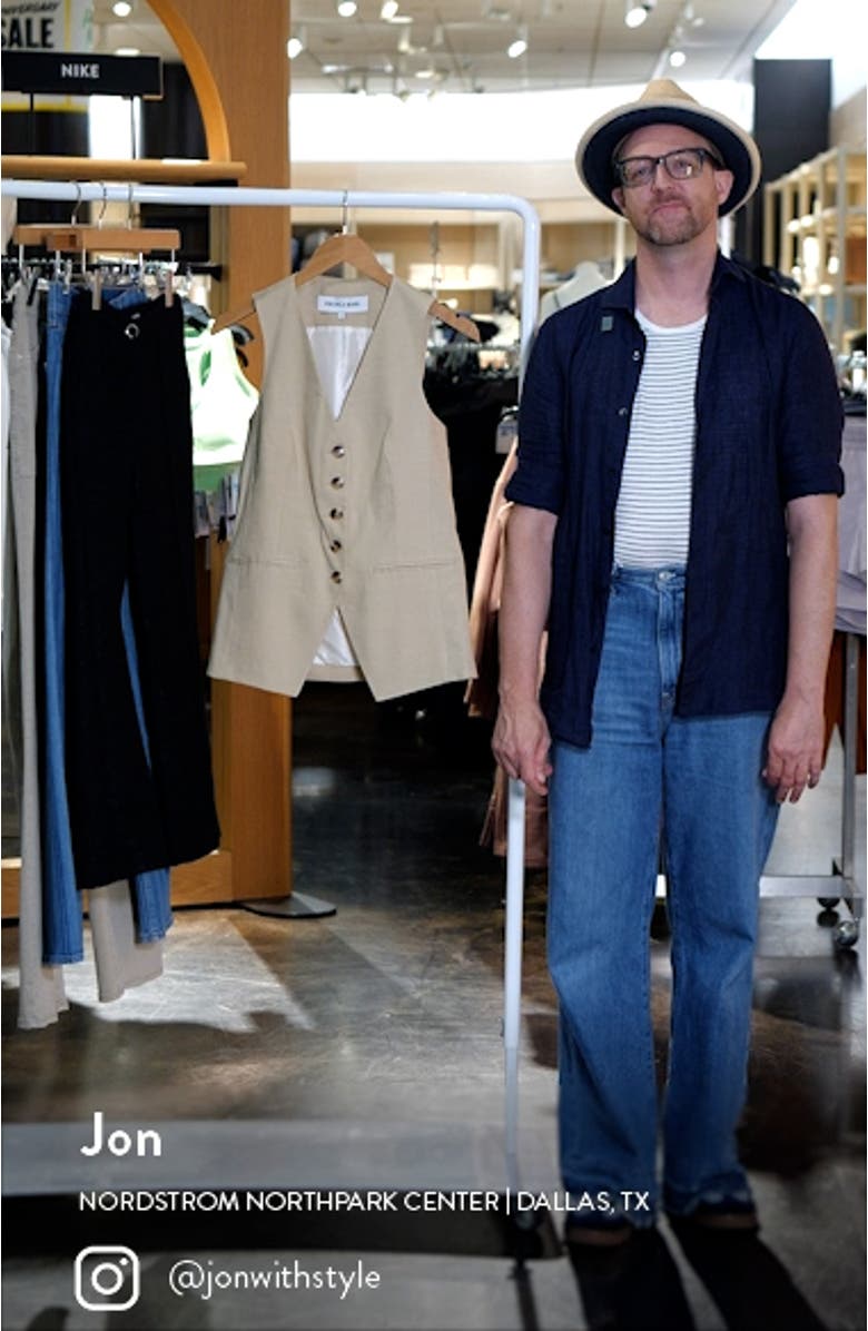 Life Linen Blend Vest, sales video thumbnail