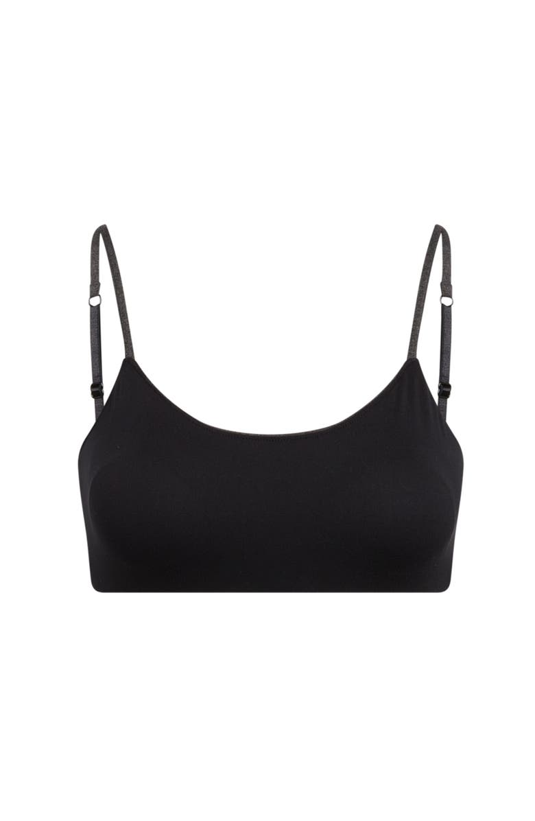 Bleuet Bleum Padded Reversible Girls Bralette, Alternate, color, Titanium-Black