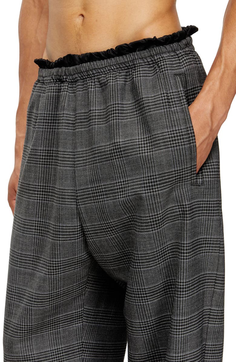 DIESEL<sup>®</sup> P-Tilson Plaid Pants, Alternate, color, Deep Grey/ Black
