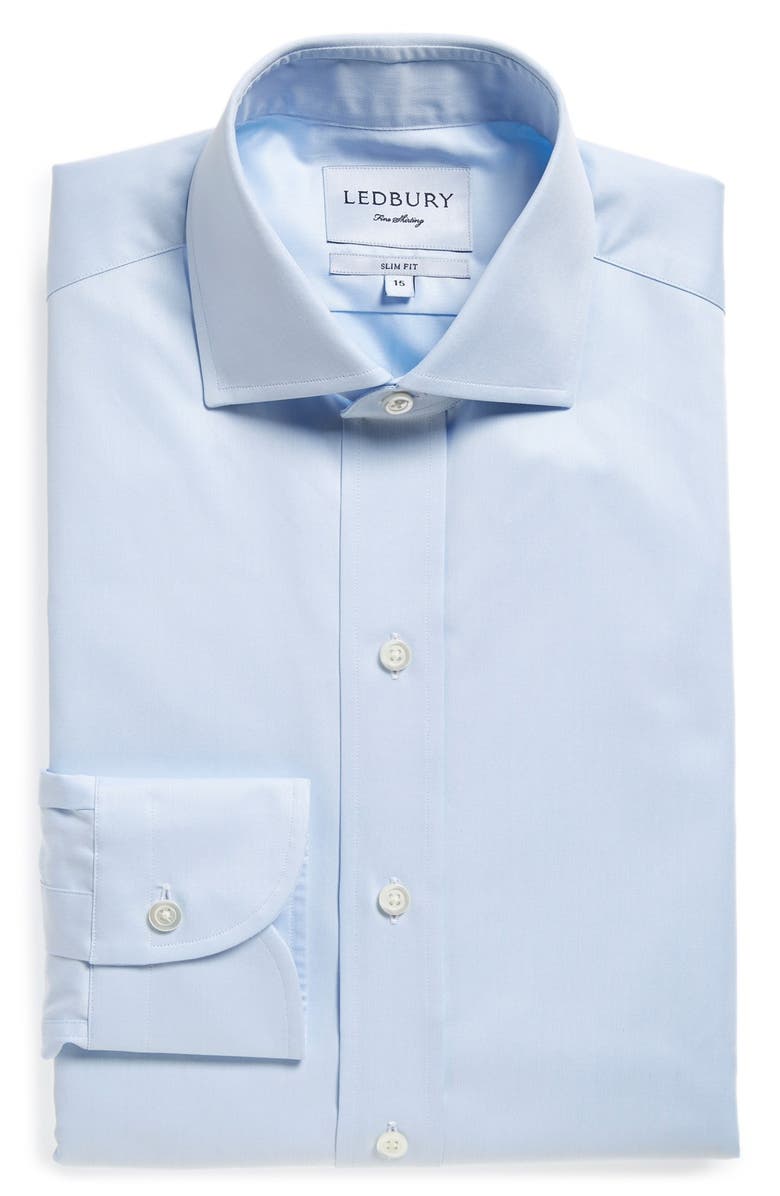 Ledbury Slim Fit Dress Shirt, Main, color, 