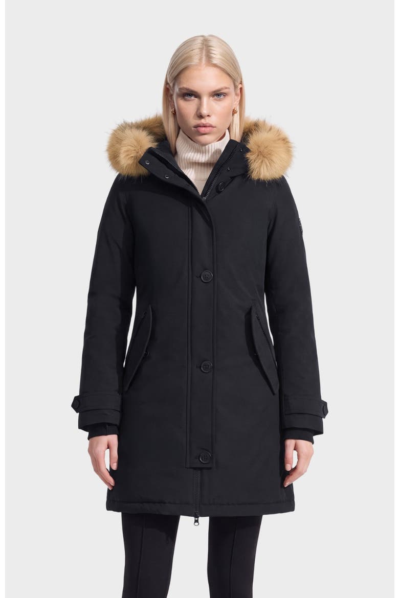 Keyshia Down Parka, Main, color, Black