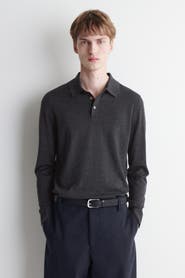 COS Slim Merino Wool Polo Shirt