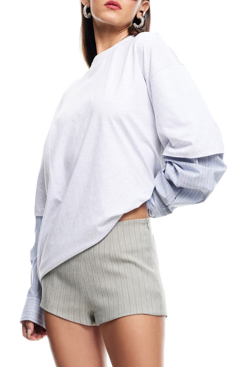 LIONESS Layered Look Oversize T-Shirt, Alternate, color, 