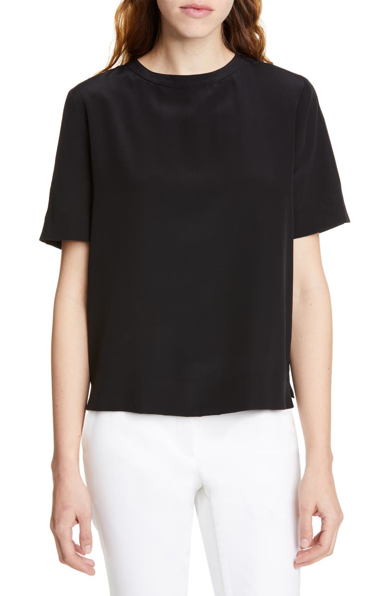 Judith & Charles Realism Silk Blouse, Main, color,