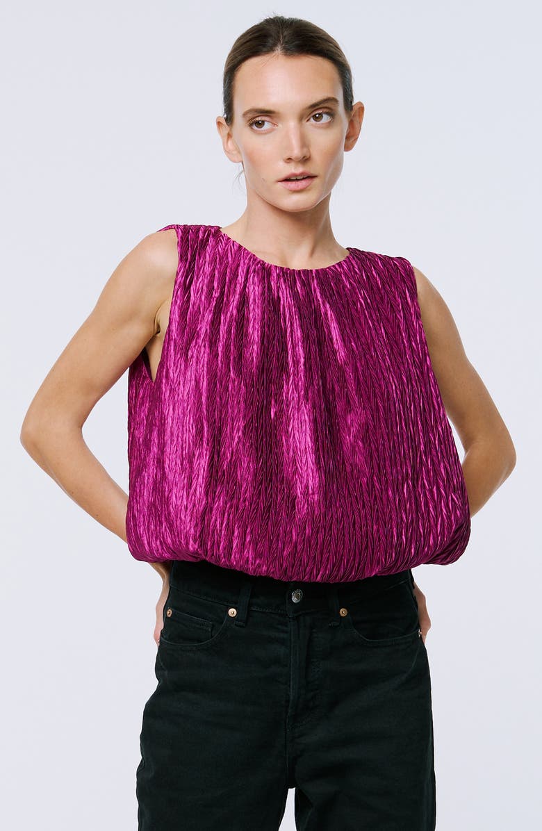 CIEBON Agnese Bubble Top, Alternate, color, Purple