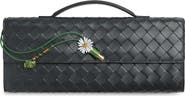 Bottega Veneta Long Andiamo Flower Leather East/West Clutch