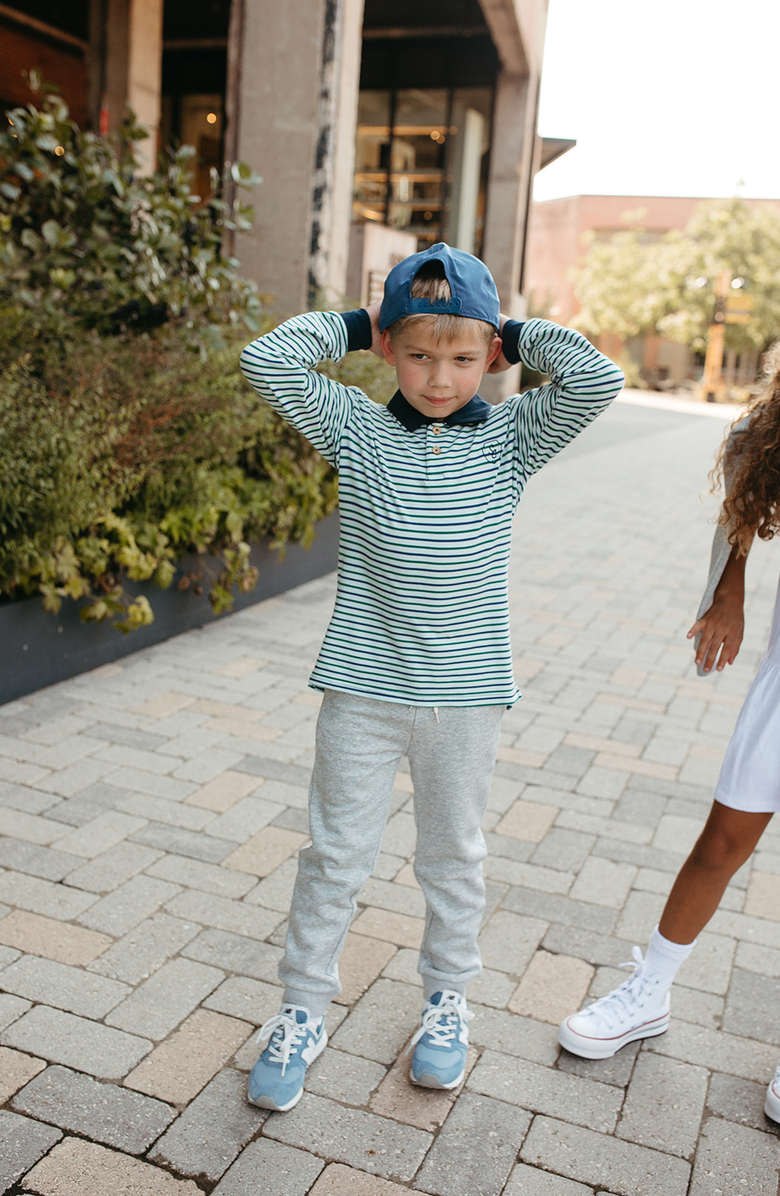 Little Paper Kids Benny Jogger, Alternate, color, Heather Grey Fleece