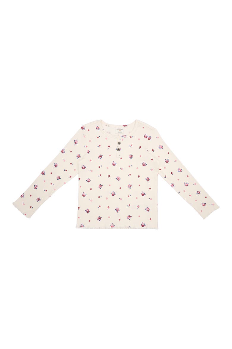 Kids' 3-Pack Rib Long Sleeve Shirt Set, Alternate, color, FLORAL